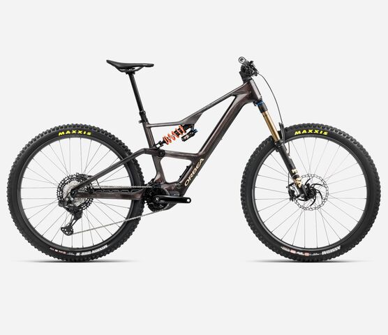 Orbea Rise LT M-Team 420Wh Small Cosmic Carbon View - Golden Sand  click to zoom image