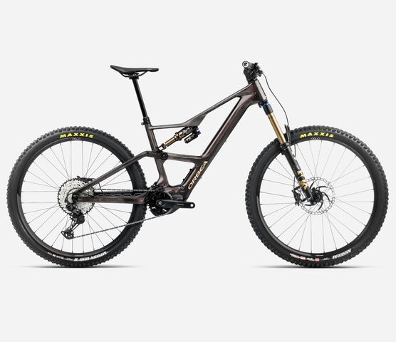 Orbea Rise LT M10 420Wh Small Cosmic Carbon View - Golden Sand  click to zoom image
