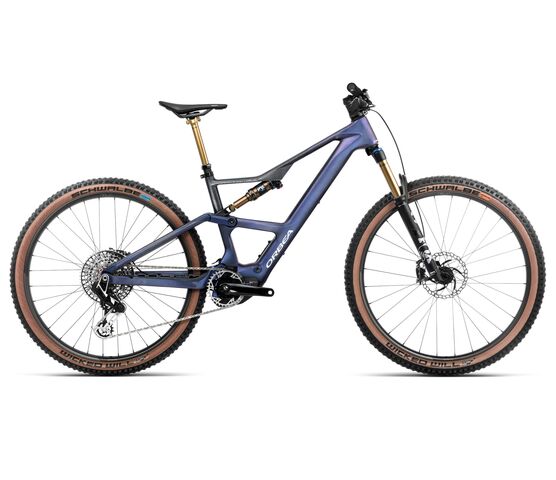 Orbea RISE SL M-LTD 630Wh Small Tanzanite Carbon View - Carbon Raw  click to zoom image