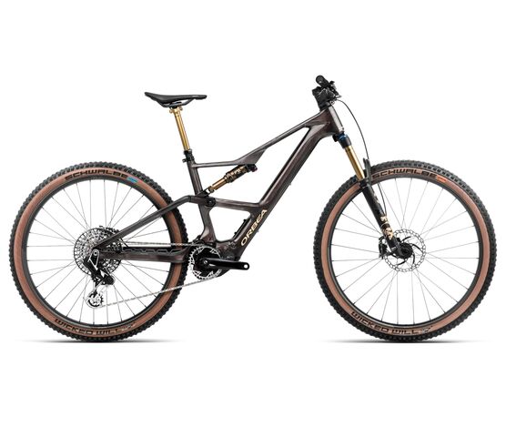 Orbea RISE SL M-LTD 630Wh Small Cosmic Carbon View - Golden Sand  click to zoom image
