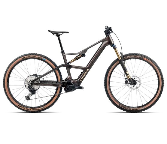Orbea RISE SL M10 420Wh Small Cosmic Carbon View - Golden Sand  click to zoom image