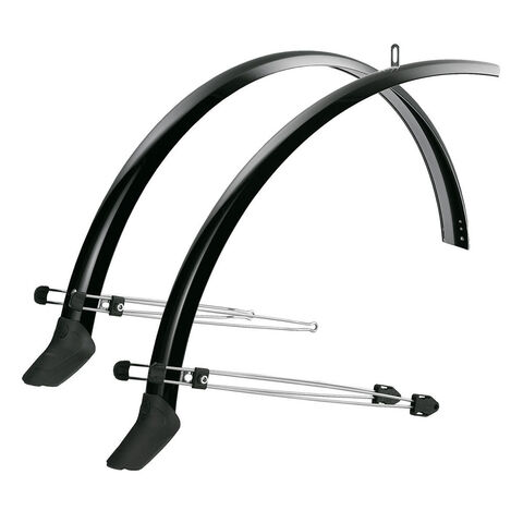 SKS Commuter Mudguard With Spoiler 45MM 28" Black  click to zoom image