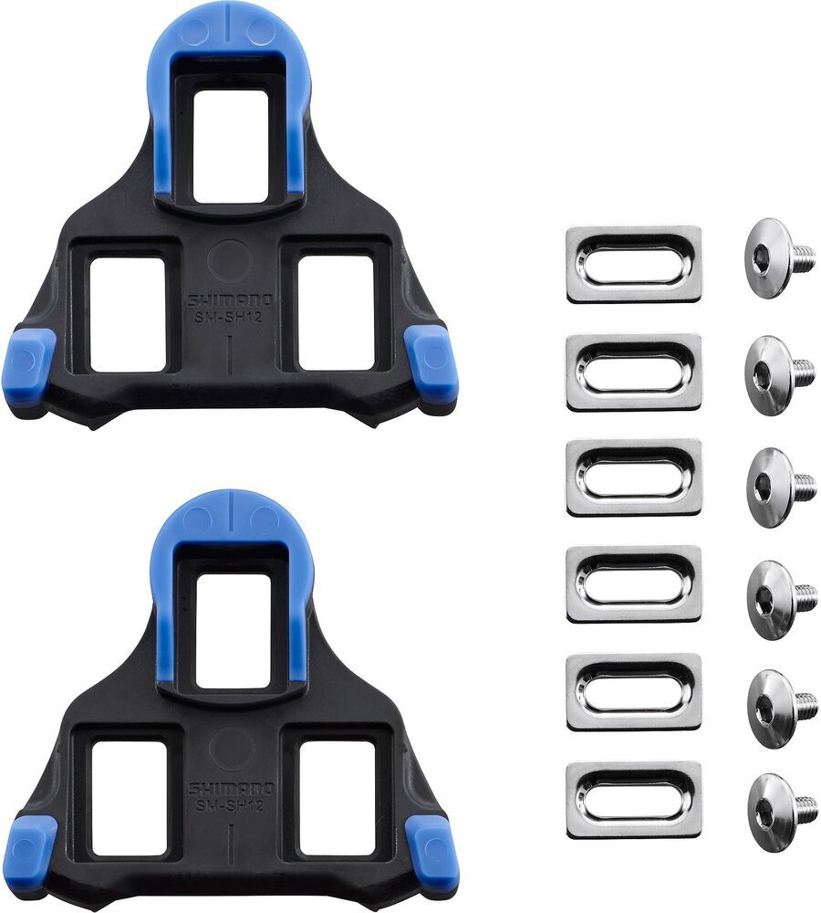 Shimano SM-SH12 SPD SL-Cleats , Front Pivot Floating , Blue click to zoom image