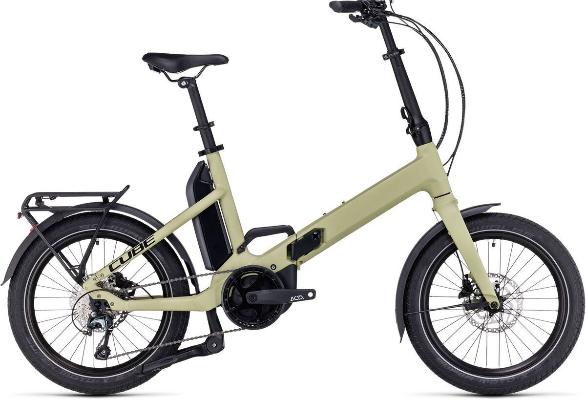 Cube Fold Sport Hybrid 500 Green/black 2023 20" click to zoom image