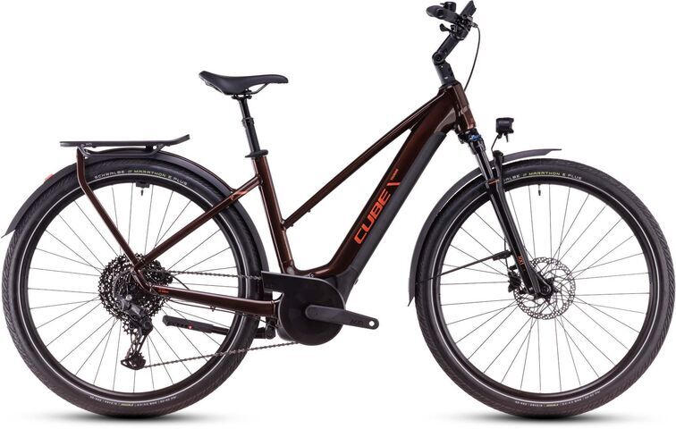 Cube Touring Hybrid Pro 625 Trapeze 46cm Cinnamon/Orange  click to zoom image
