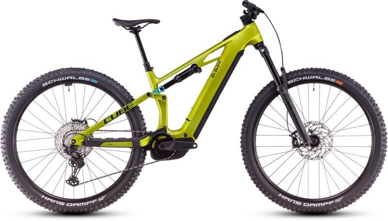 Cube Stereo Hybrid One44 Hpc Race 800 S Flash Lime/Blue  click to zoom image