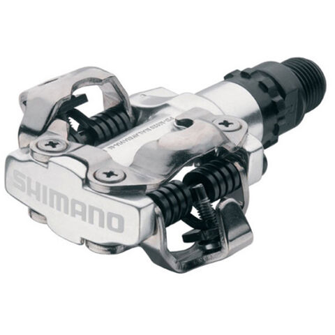 Shimano PD-M520 MTB SPD pedals - two sided mechanism  Silver  click to zoom image