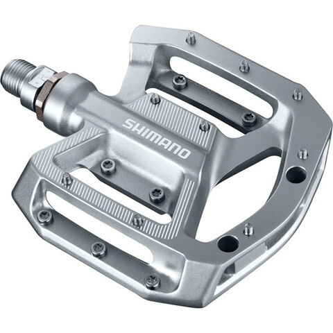 Shimano PD-GR500 MTB flat pedals, silver 