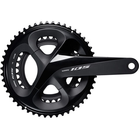 Shimano FC-R7000 105 double chainset, HollowTech II 172.5 mm 52 / 36T, black 
