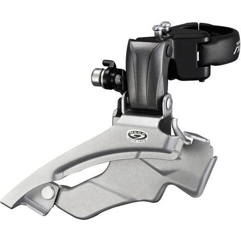 Shimano FD-M371 Altus 9speed front derailleur, conventional swing, dual-pull 