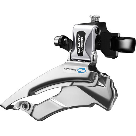 Shimano FD-M313 Altus hybrid front derailleur, conventional swing, dual-pull, multi fit 