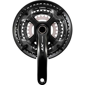 Shimano FC-T8000 Deore XT triple chainset 10-speed, with chainguard, 48/36/26T, 175 mm