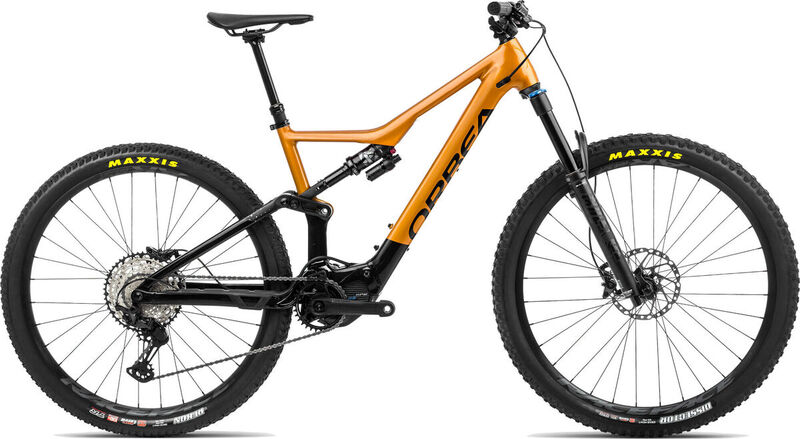 Orbea Rise H15 Electric Mountain Bike Small Leo Orange-Black (Gloss)  click to zoom image