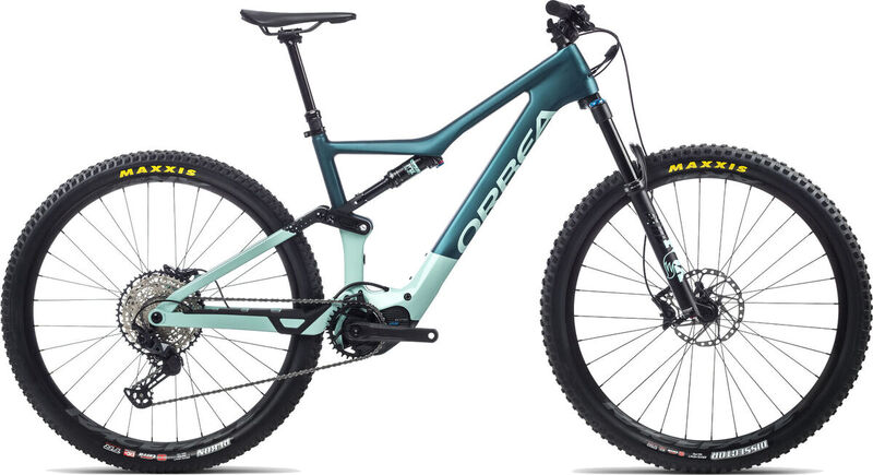 Orbea Rise M20 S Ice Green (Gloss) - Ocean (Matte)  click to zoom image