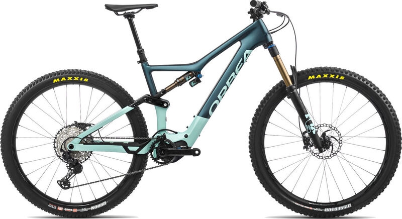 Orbea Rise M10 Electric Mountain Bike Small Ice Green (Gloss) - Ocean (Matte)  click to zoom image