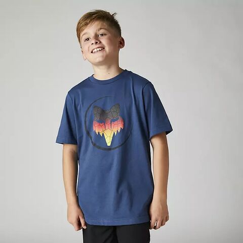 Fox YOUTH SKARZ TEE Youth Small Dark Indigo  click to zoom image