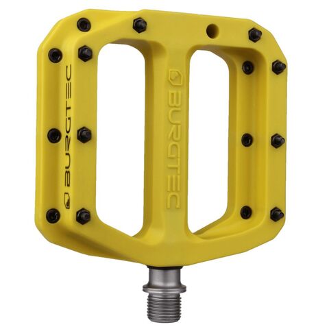 Burgtec Mk4 Composite Pedals  Electric Yellow  click to zoom image