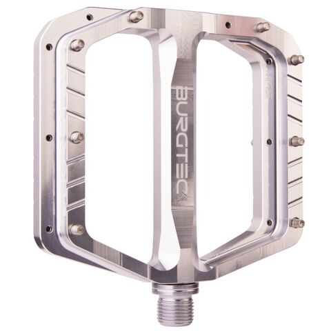 Burgtec Penthouse Flat MK5 Pedals  Silver  click to zoom image