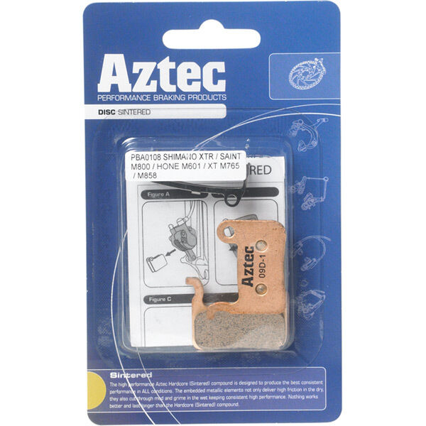 Aztec Sintered disc brake pads for Shimano Deore M555 hydraulic / C900 Nexave click to zoom image