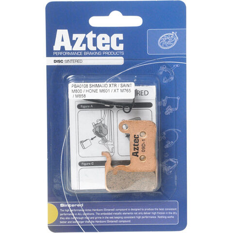 Aztec Sintered disc brake pads for Shimano Deore M555 hydraulic / C900 Nexave 