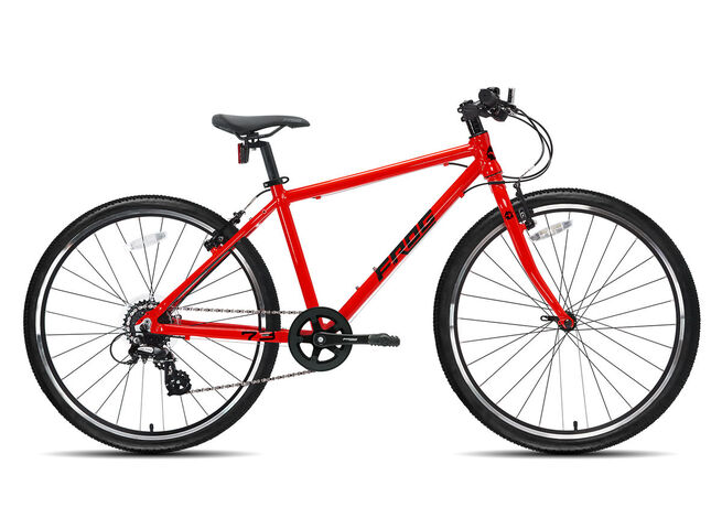 Frog 74  Grey/Neon Red  click to zoom image