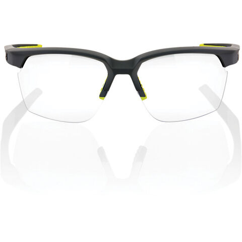 100% Sportcoupe - Soft Tact Cool Grey - Photochromic Lens click to zoom image