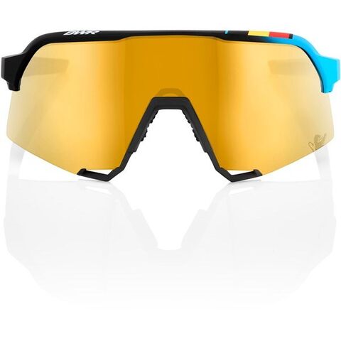100% S3 - BWR Black - Soft Gold Mirror Lens click to zoom image
