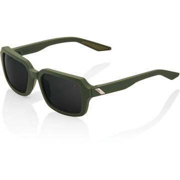 100% Ridely - Soft Tact Army Green - Black Mirror Lens
