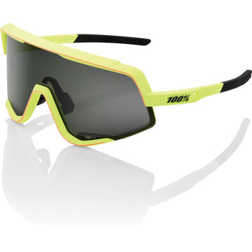 100% Glendale - Soft Tact Washed Out Neon Yellow - Smoke Lens