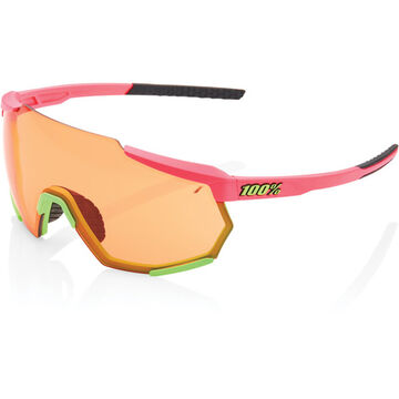 100% Racetrap - Matt Washed Out Neon Pink - Persimmon Lens