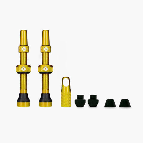 Muc-Off Tubeless Valves 80mm  Gold  click to zoom image
