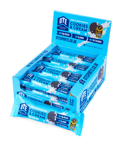 OTE Cookies and Cream Protein Bar click to zoom image