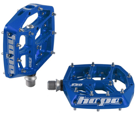 HOPE TECH F20 Flat Pedal  Blue  click to zoom image