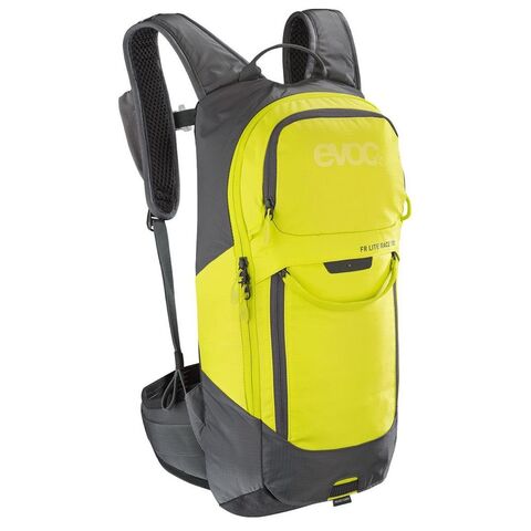 Evoc Fr Lite Race Protector Back Pack Carbon S CARBON GREY/SULPHUR  click to zoom image