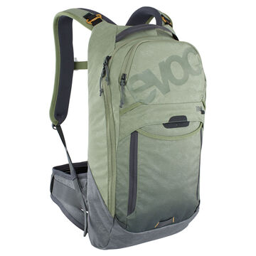 EVOC Trail Pro Protector Backpack 10l Light Olive/Carbon Grey
