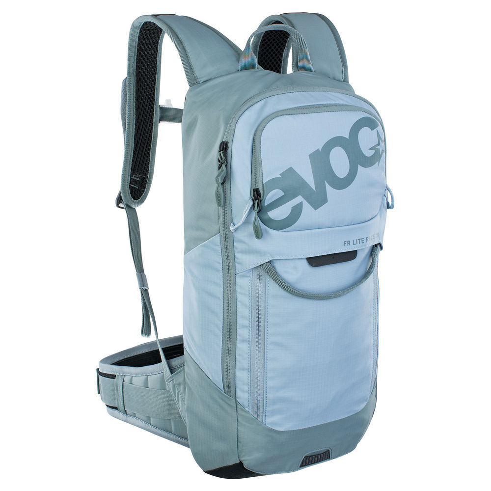 Evoc Fr Lite Race Protector Backpack Steel/Copen Blue click to zoom image