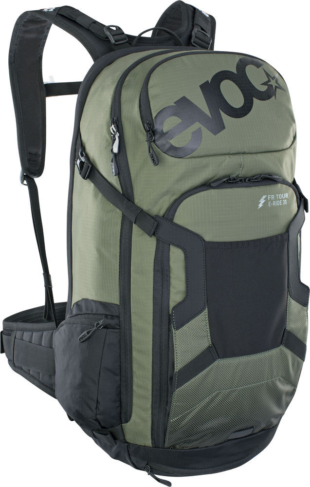 Evoc Fr Tour E-ride Protector Backpack Dark Olive/Black M/L click to zoom image