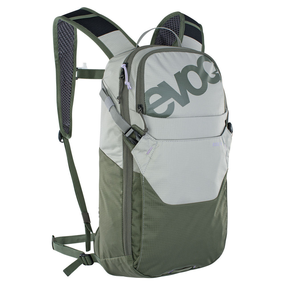 Evoc Ride Performance Backpack 8l + 2l Bladder Stone/Dark Olive One Size click to zoom image