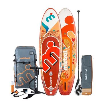 Mistral Filigree-dsfl Inflatable Paddleboard Combo Orange 10.5'x 33" X 6"