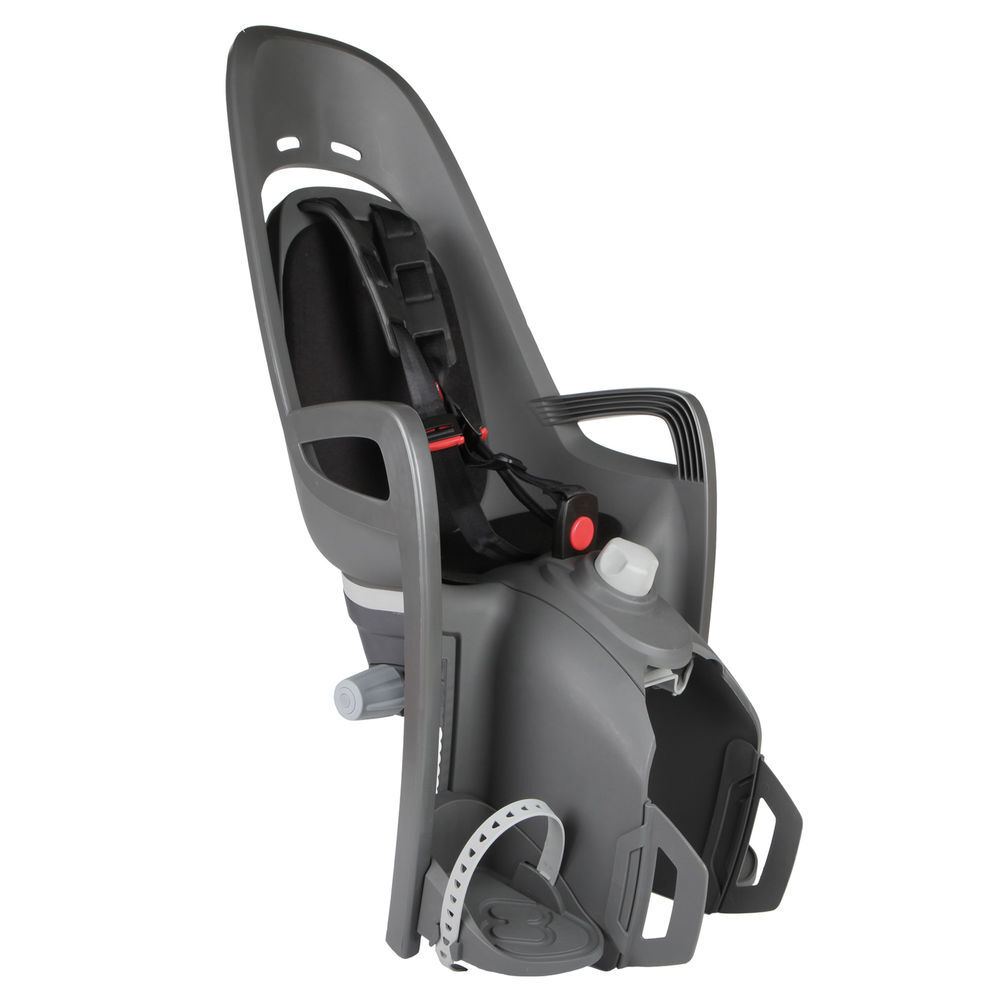 HAMAX Zenith Relax Child Bike Seat Pannier Rack Version Grey/Black click to zoom image