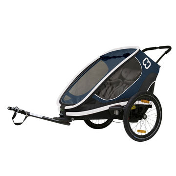 HAMAX Outback Twin Child Bike Trailer Navy Twin