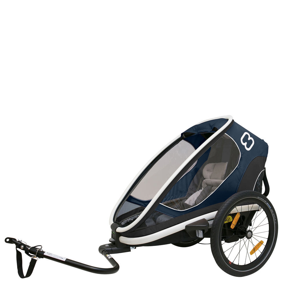 Hamax Outback One Child Bike Trailer Navy Single click to zoom image