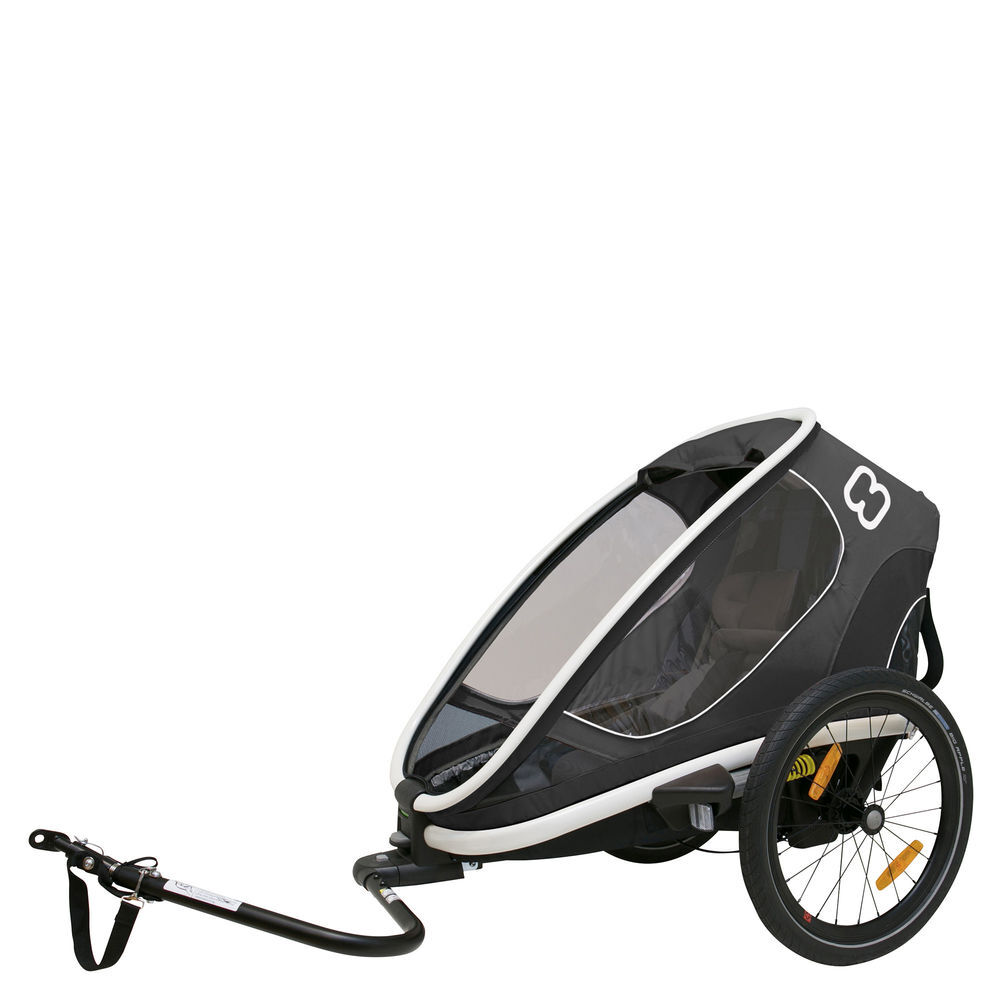 HAMAX Outback One Child Bike Trailer Grey Single click to zoom image
