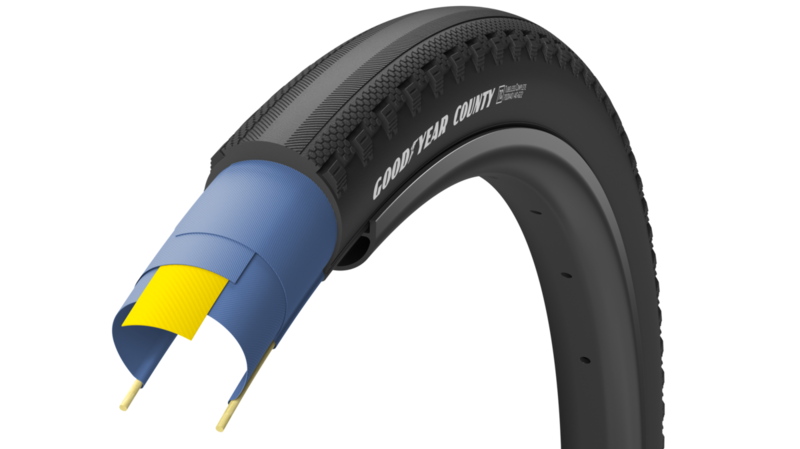 GOODYEAR County (All Terrain) Tubeless Complete Tyre 700x40 Black 