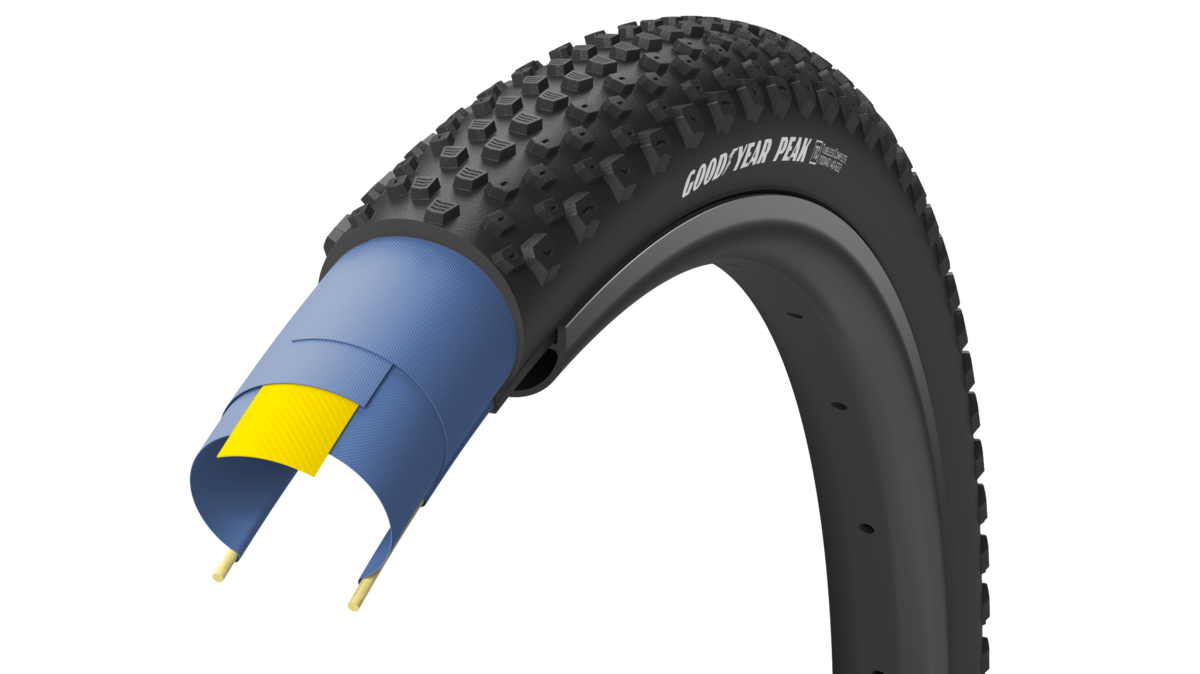 GOODYEAR Peak (All-Terrain) Tubeless Complete Tyre 700x40 Black click to zoom image