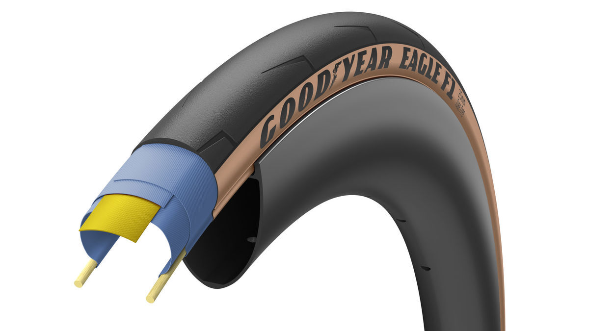 GOODYEAR Eagle F1 - Tube Type Road Tyre Tan 700x28 click to zoom image