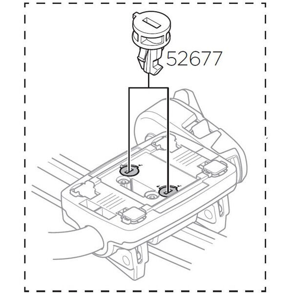 Thule 52677 Lock cylinder for 598 click to zoom image
