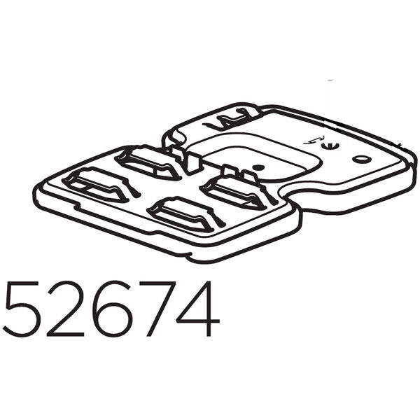 Thule 52674 mounting bracket for 598 click to zoom image