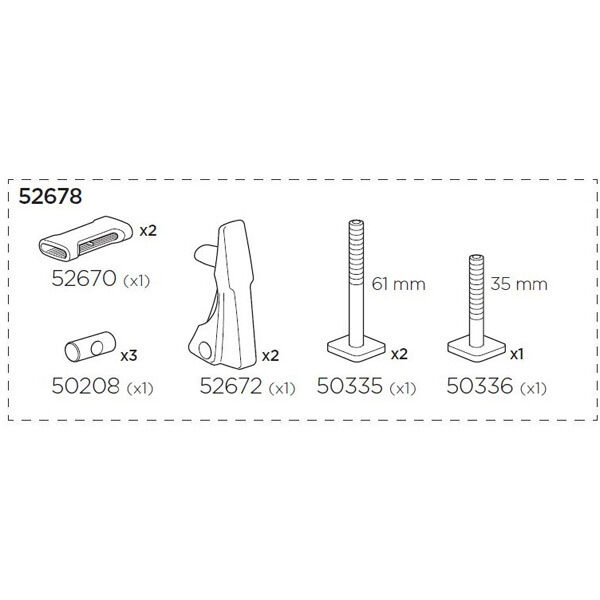 Thule 52678 Assembly parts bag for 598 click to zoom image