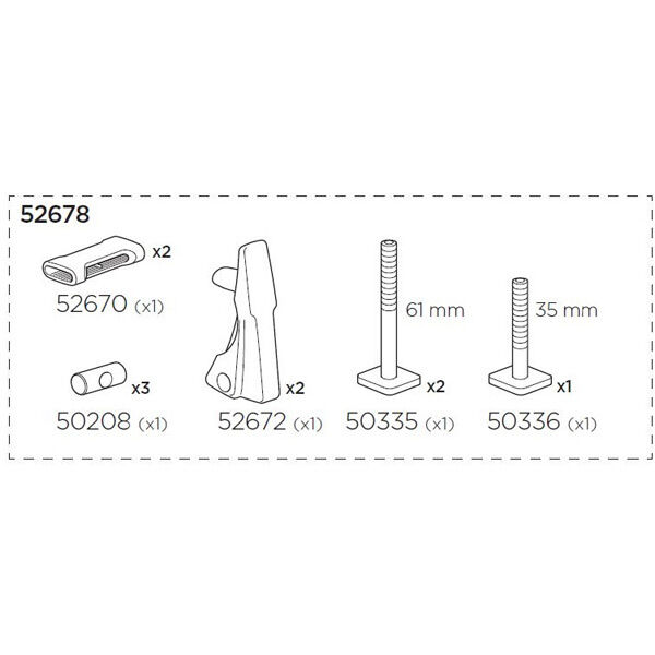 Thule 52678 Assembly parts bag for 598 click to zoom image